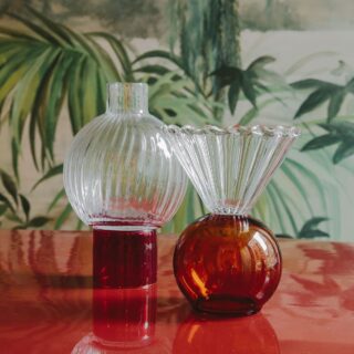 Designed by our wonderful Natalia, this series of blown-glass wares was created by a Tuscan family enterprise established in the 1800s. Composed by colorful vases of different shapes and sizes, these pieces evoke an encounter between artisanal practices and modern design.

#home#homedecor#homedecoration#homeinspo#homeinspiration#interior#interiordesign#interiordesigner#design#designer#fornituredesign#forniture#mirrors#mirror#light#lightdesign#lightdesigner#blue#color#colors#powerofcolors
